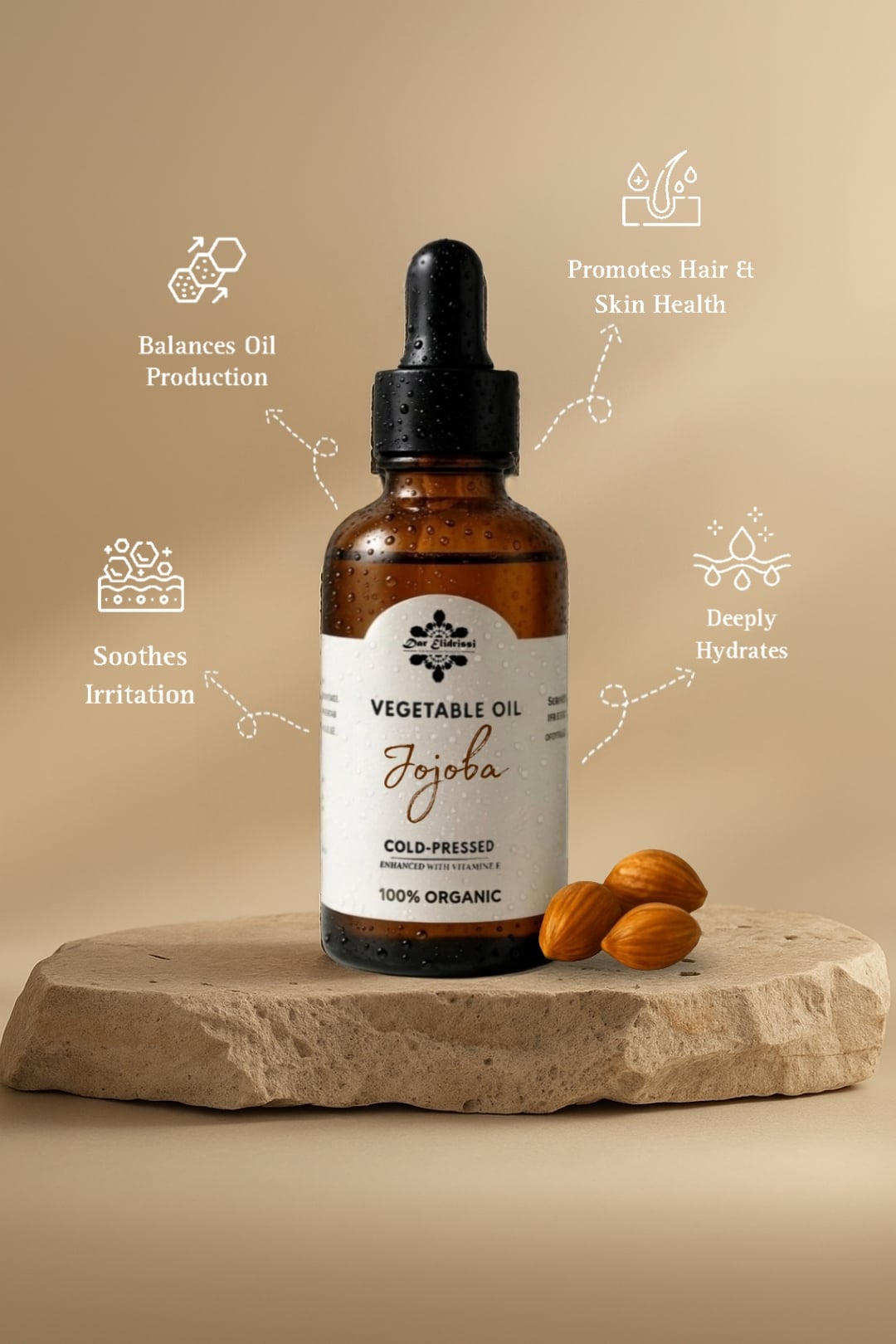  HUILE DE JOJOBA (végétale) 50ML-1L