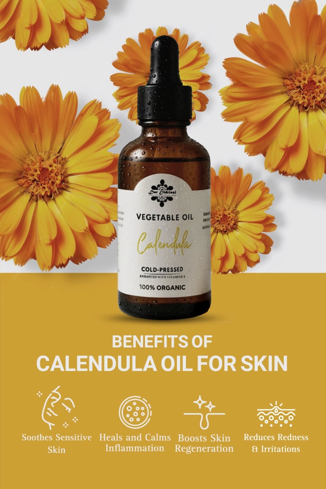 HUILE CALENDULA (macérât) 50ML-1L