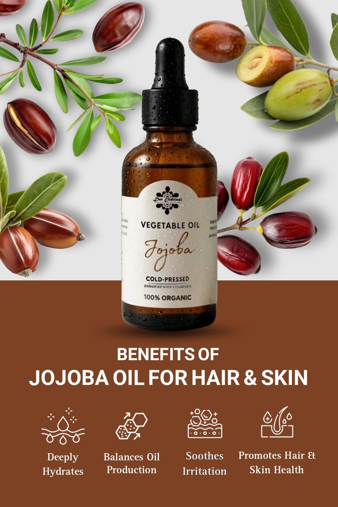  HUILE DE JOJOBA (végétale) 50ML-1L